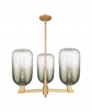Innovations Lighting 716-3CR-BB-G482-7SL - Brookhaven Cloche - 3 Light - 18 inch - Brushed Brass - Pendant
