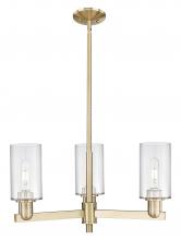 Innovations Lighting 716-3CR-CB-G802 - Clymer - 3 Light - 26 inch - Champagne Bronze - Stem hung - Pendant