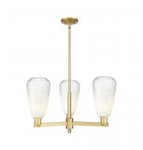 Innovations Lighting 716-3CR-SG-G480-6OP - Brookhaven Almond - 3 Light - 18 inch - Satin Gold - Pendant