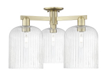 Innovations Lighting 716-3F-AB-G559-8SDY - Bridal Veil - 3 Light - 26 inch - Antique Brass - Semi-Flush Mount
