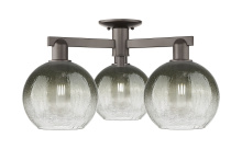 Innovations Lighting 716-3F-OB-G483-8SL - Brookhaven Globe - 3 Light - 6 inch - Oil Rubbed Bronze - Semi-Flush Mount
