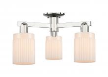 Innovations Lighting 716-3F-PN-G341 - Hadley - 3 Light - 22 inch - Polished Nickel - Semi-Flush Mount