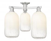 Innovations Lighting 716-3F-SN-G482-7OP - Brookhaven Cloche - 3 Light - 6 inch - Brushed Satin Nickel - Semi-Flush Mount