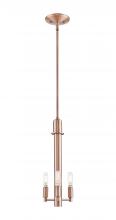Innovations Lighting 716-3S-AC - Arcadia - 3 Light - 7 inch - Antique Brass - Mini Pendant
