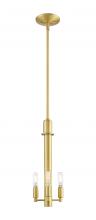 Innovations Lighting 716-3S-SG - Arcadia - 3 Light - 7 inch - Satin Gold - Mini Pendant