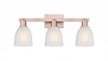 Innovations Lighting 716-3W-AC-G441 - Brookfield - 3 Light - 25 inch - Antique Copper - Bath Vanity Light