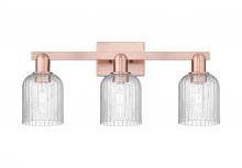 Innovations Lighting 716-3W-AC-G559-5SDY - Bridal Veil - 3 Light - 26 inch - Antique Copper - Bath Vanity Light