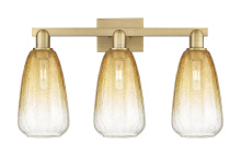Innovations Lighting 716-3W-BB-G480-6AM - Brookhaven Almond - 3 Light - 26 inch - Brushed Brass - Bath Vanity Light