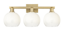 Innovations Lighting 716-3W-BB-G483-8OP - Brookhaven Globe - 3 Light - 26 inch - Brushed Brass - Bath Vanity Light