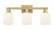 Innovations Lighting 716-3W-BB-G559-5GWH - Bridal Veil - 3 Light - 26 inch - Brushed Brass - Bath Vanity Light