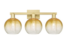 Innovations Lighting 716-3W-SG-G483-8AM - Brookhaven Globe - 3 Light - 26 inch - Satin Gold - Bath Vanity Light