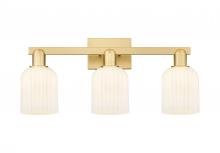 Innovations Lighting 716-3W-SG-G559-5GWH - Bridal Veil - 3 Light - 26 inch - Satin Gold - Bath Vanity Light