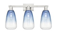Innovations Lighting 716-3W-SN-G480-6SB - Brookhaven Almond - 3 Light - 26 inch - Brushed Satin Nickel - Bath Vanity Light