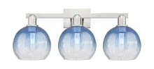 Innovations Lighting 716-3W-SN-G483-8SB - Brookhaven Globe - 3 Light - 26 inch - Brushed Satin Nickel - Bath Vanity Light