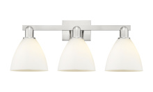 Innovations Lighting 716-3W-SN-GBD-751 - Bristol - 3 Light - 27 inch - Brushed Satin Nickel - Bath Vanity Light