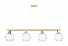Innovations Lighting 716-4I-CB-G458-7CL - Preston Globe - 4 Light - 48 inch - Champagne Bronze - Stem hung - Island Light