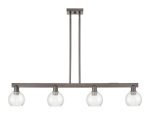 Innovations Lighting 716-4I-OB-G124-6 - Athens - 4 Light - 49 inch - Oil Rubbed Bronze - Stem hung - Island Light
