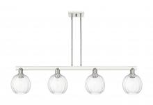 Innovations Lighting 716-4I-PN-G458-7CL - Preston Globe - 4 Light - 48 inch - Polished Nickel - Stem hung - Island Light