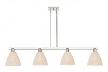 Innovations Lighting 716-4I-PN-NBD-75-NAT - Bristol Natural - 4 Light - 48 inch - Polished Nickel - Stem hung - Island Light