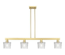 Innovations Lighting 716-4I-SG-G402 - Niagara - 4 Light - 49 inch - Satin Gold - Stem hung - Island Light