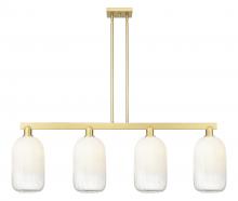 Innovations Lighting 716-4I-SG-G482-7OP - Brookhaven Cloche - 4 Light - 48 inch - Satin Gold - Stem hung - Island Light