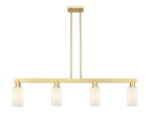 Innovations Lighting 716-4I-SG-G801 - Clymer - 4 Light - 47 inch - Satin Gold - Stem hung - Island Light