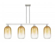 Innovations Lighting 716-4I-SN-G482-7AM - Brookhaven Cloche - 4 Light - 48 inch - Brushed Satin Nickel - Stem hung - Island Light
