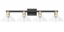 Innovations Lighting 716-4W-BAB-G132 - Orwell - 4 Light - 35 inch - Black Antique Brass - Bath Vanity Light