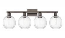 Innovations Lighting 716-4W-OB-G458-7CL - Preston Globe - 4 Light - 36 inch - Oil Rubbed Bronze - Bath Vanity Light