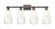 Innovations Lighting 716-4W-OB-G480-6OP - Brookhaven Almond - 4 Light - 36 inch - Oil Rubbed Bronze - Bath Vanity Light