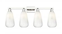 Innovations Lighting 716-4W-PN-G480-6OP - Brookhaven Almond - 4 Light - 36 inch - Polished Nickel - Bath Vanity Light