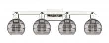 Innovations Lighting 716-4W-PN-G556-6SM - Rochester - 4 Light - 33 inch - Polished Nickel - Bath Vanity Light