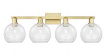 Innovations Lighting 716-4W-SG-G122-8 - Athens - 4 Light - 35 inch - Satin Gold - Bath Vanity Light
