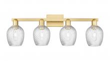 Innovations Lighting 716-4W-SG-G292 - Salina - 4 Light - 33 inch - Satin Gold - Bath Vanity Light