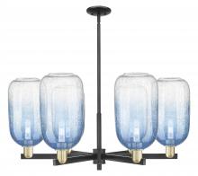 Innovations Lighting 716-6CR-BAB-G482-7SB - Brookhaven Cloche - 6 Light - 24 inch - Black Antique Brass - Chandelier