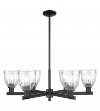 Innovations Lighting 716-6CR-BK-G442 - Brookfield - 6 Light - 36 inch - Matte Black - Stem hung - Chandelier