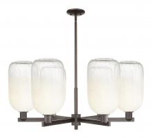 Innovations Lighting 716-6CR-OB-G482-7OP - Brookhaven Cloche - 6 Light - 24 inch - Oil Rubbed Bronze - Chandelier