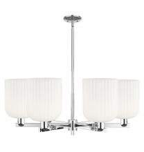 Innovations Lighting 716-6CR-PC-G559-8GWH - Bridal Veil - 6 Light - 38 inch - Polished Chrome - Chandelier