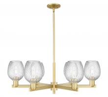 Innovations Lighting 716-6CR-SG-G292 - Salina - 6 Light - 36 inch - Satin Gold - Stem hung - Chandelier