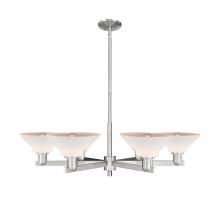 Innovations Lighting 716-6CR-SN-G131 - Orwell - 6 Light - 38 inch - Satin Nickel - Stem hung - Chandelier