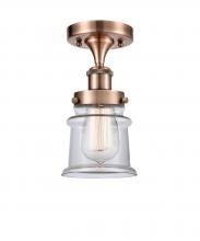 Innovations Lighting 916-1C-AC-G182S - Canton - 1 Light - 6 inch - Antique Copper - Semi-Flush Mount
