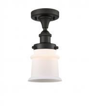 Innovations Lighting 916-1C-OB-G181S - Canton - 1 Light - 6 inch - Oil Rubbed Bronze - Semi-Flush Mount