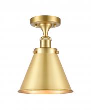 Innovations Lighting 916-1C-SG-M13-SG - Appalachian - 1 Light - 7 inch - Satin Gold - Semi-Flush Mount