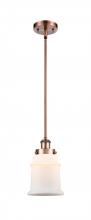 Innovations Lighting 916-1S-AC-G181 - Canton - 1 Light - 6 inch - Antique Copper - Mini Pendant
