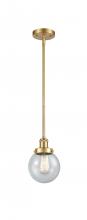 Innovations Lighting 916-1S-SG-G204-6 - Beacon - 1 Light - 6 inch - Satin Gold - Mini Pendant