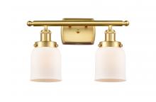 Innovations Lighting 916-2W-SG-G51 - Bell - 2 Light - 16 inch - Satin Gold - Bath Vanity Light
