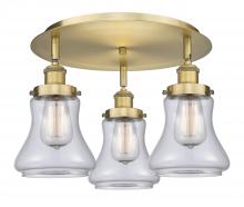 Innovations Lighting 916-3C-BB-G192 - Bellmont - 3 Light - 18 inch - Brushed Brass - Semi-Flush Mount