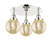 Innovations Lighting 916-3C-PN-G208-6 - Beacon - 3 Light - 18 inch - Polished Nickel - Semi-Flush Mount