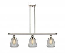 Innovations Lighting 916-3I-PN-G142 - Chatham - 3 Light - 36 inch - Polished Nickel - Stem Hung - Island Light