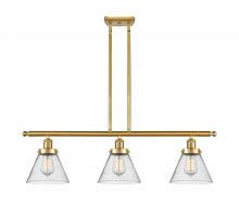 Innovations Lighting 916-3I-SG-G44 - Cone - 3 Light - 36 inch - Satin Gold - Stem Hung - Island Light